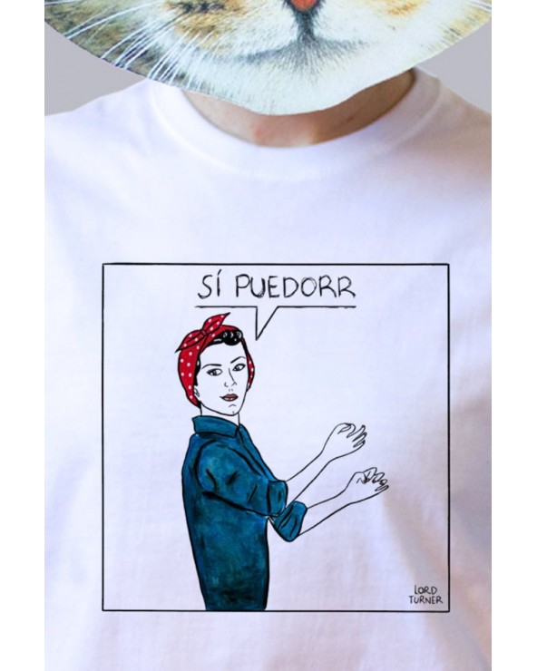 Camiseta Unisex Sí Puedor detalle Lord Turner Esenziashopping