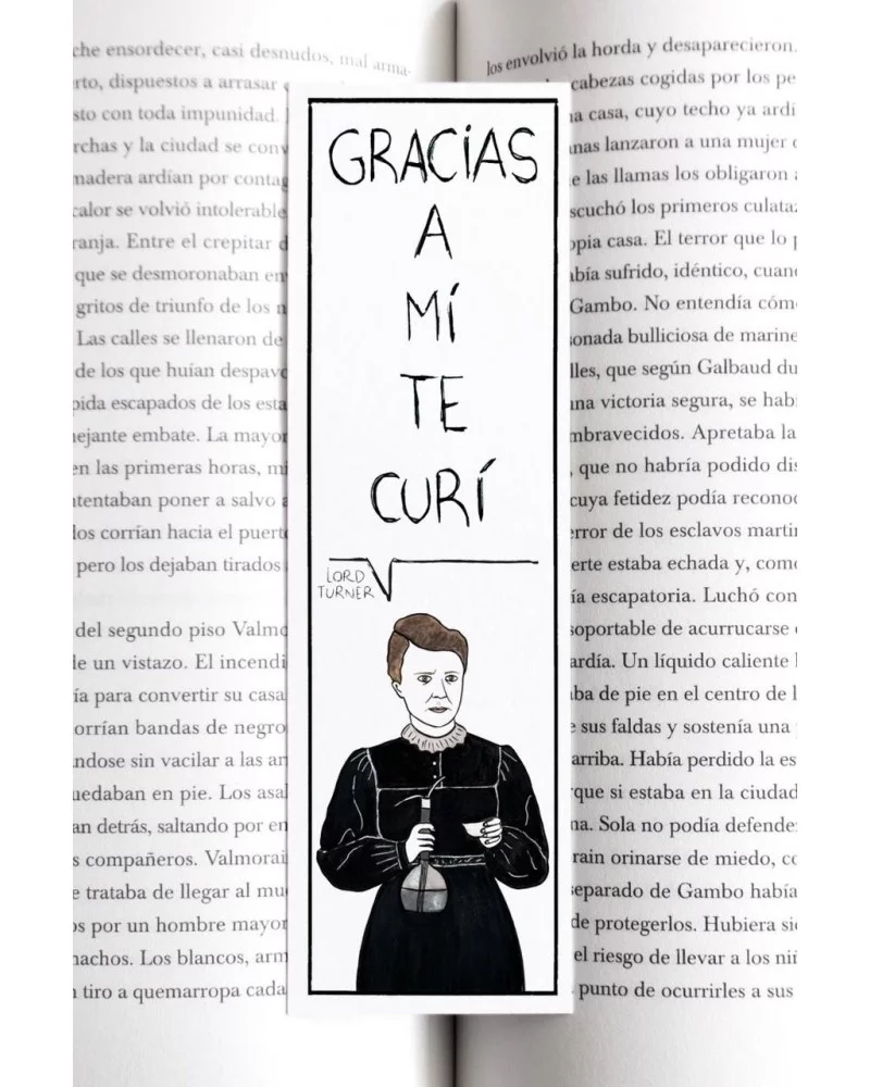 Marcapáginas Curí Lord Turner Esenziashopping Zaragoza