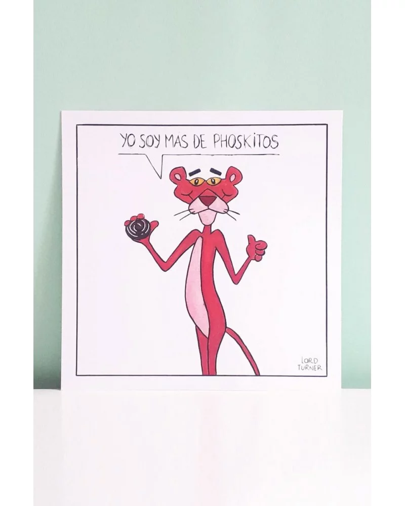 Lámina Pantera Rosa Lord Turner Esenziashopping Zaragoza