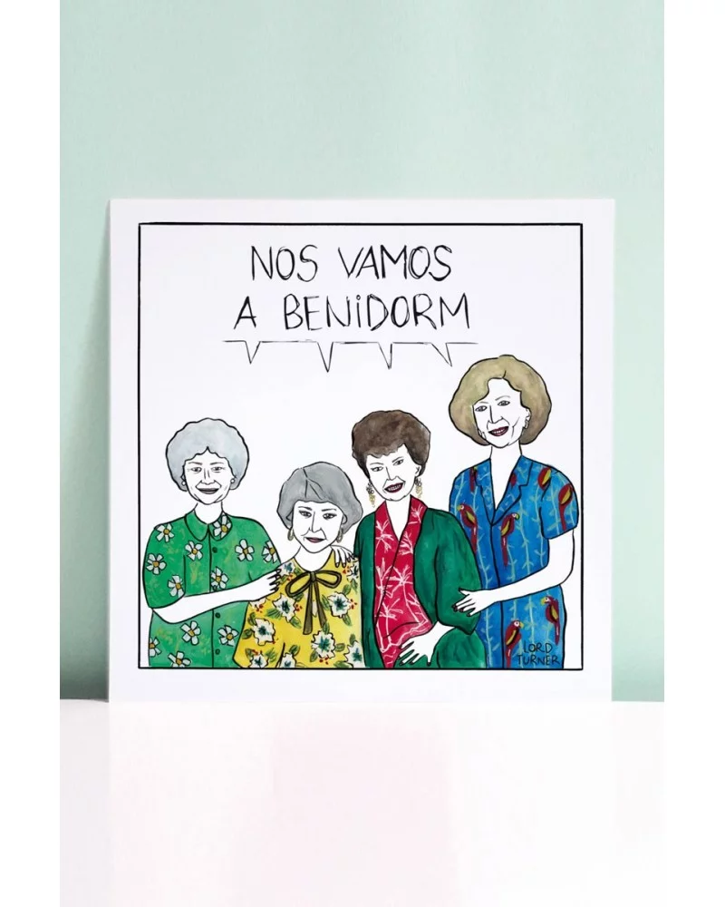 Lámina Benidorm Lord Turner Esenziashopping Zaragoza