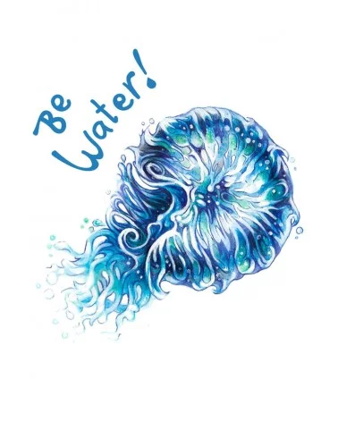 Camiseta Nautilus Be Water detalle Imaginaciones Mías Esenziashopping