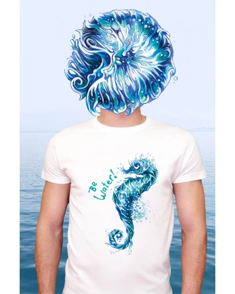 Camiseta Caballito Be Water Imaginaciones Mías Esenziashopping Zaragoza