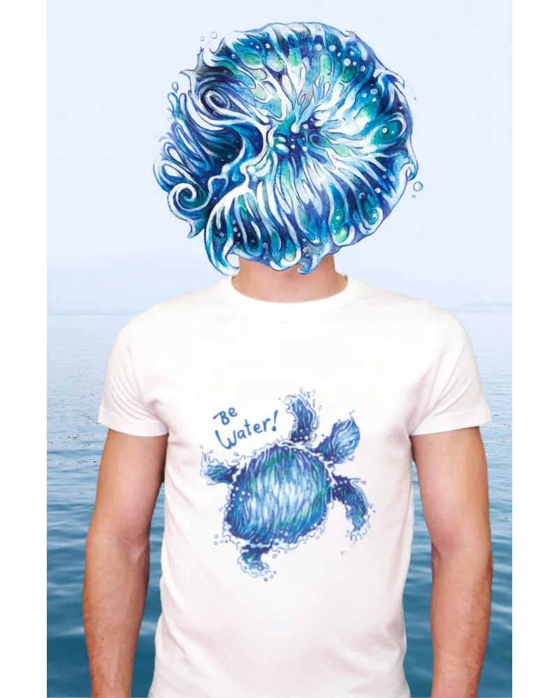 Camiseta Tortuga Be Water Imaginaciones Mías Esenziashopping Zaragoza
