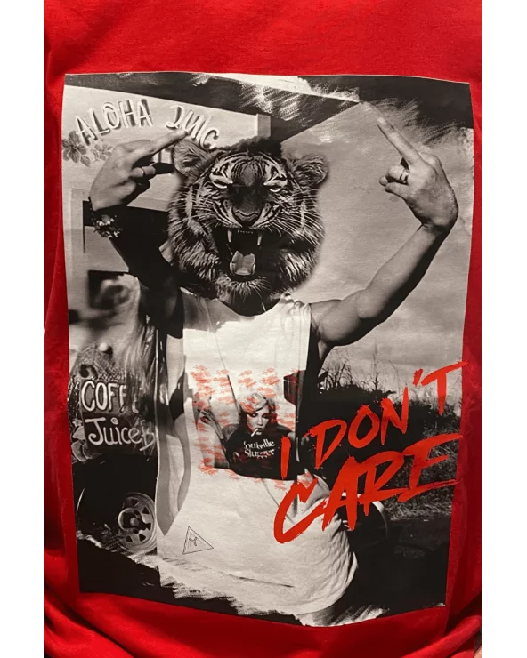 Camiseta Tigre Roja detalle Daya Clothes Esenziashopping Zaragoza