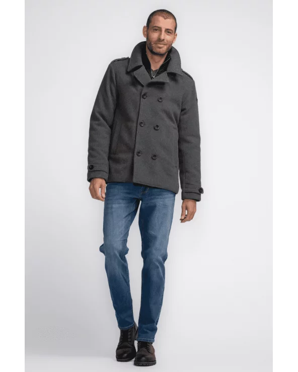 Abrigo Clásico Gris Petrol total look Esenziashopping Zaragoza