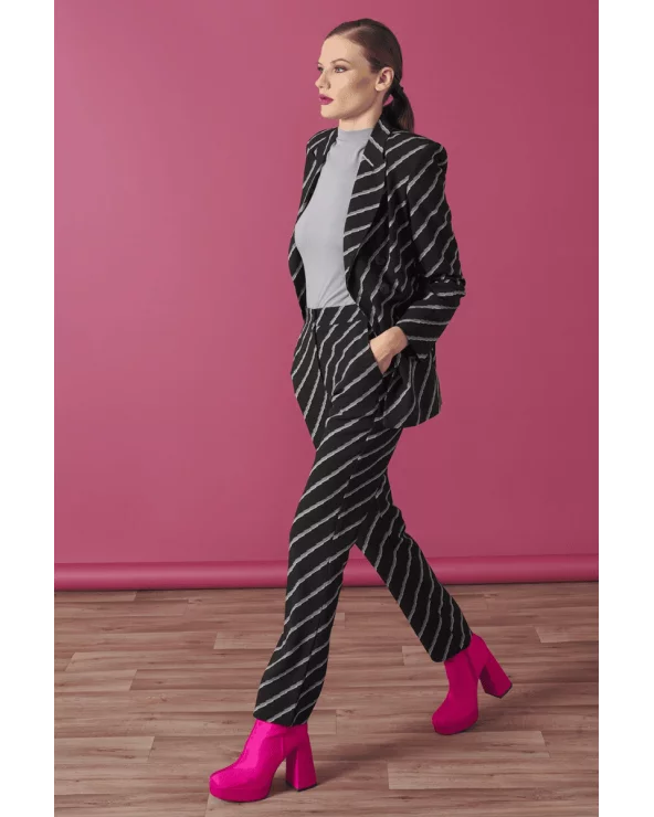 Pantalon Gris Minueto total look Esenziashopping Zaragoza