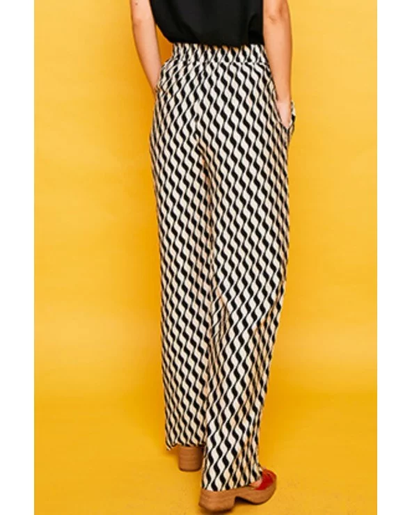 Pantalón Conil Cinta Negra Smile espalda Esenziashopping Zaragoza