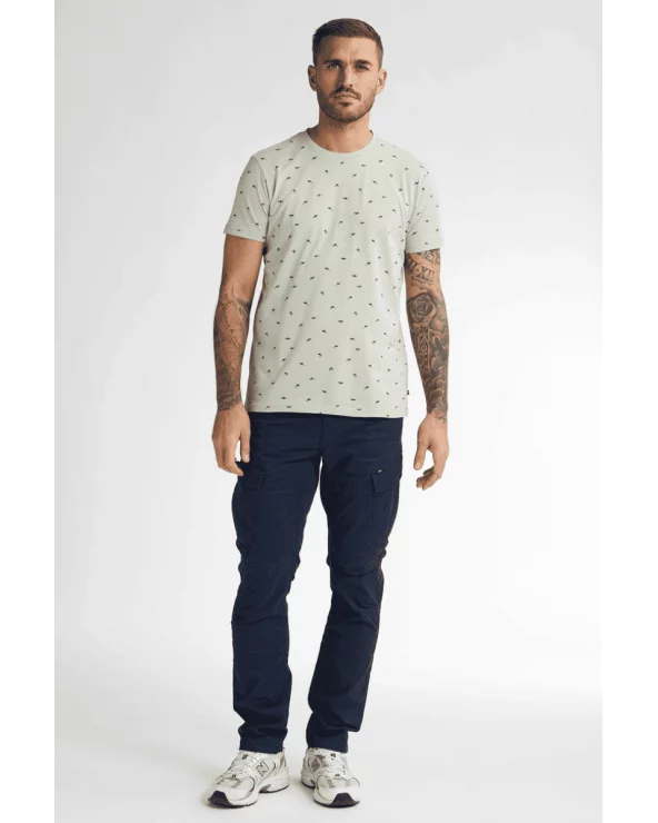 Camiseta Estampado Pez Crudo Petrol totol look Esenziashopping Zaragoza