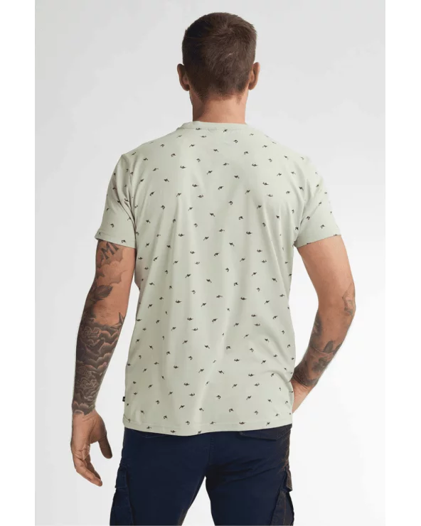 Camiseta Estampado Pez Crudo Petrol espalda Esenziashopping Zaragoza