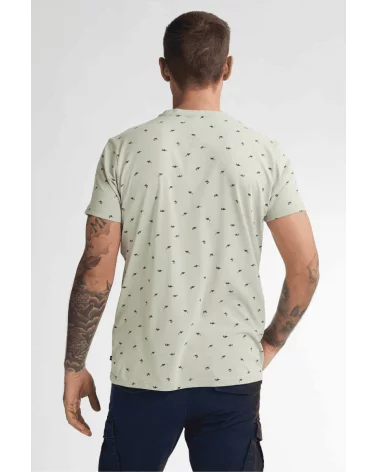 Camiseta Estampado Pez Crudo Petrol espalda Esenziashopping Zaragoza