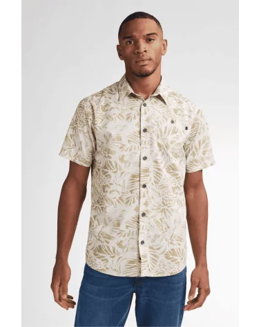 Camisa Botánica Crudo Petrol Esenziashopping Zaragoza