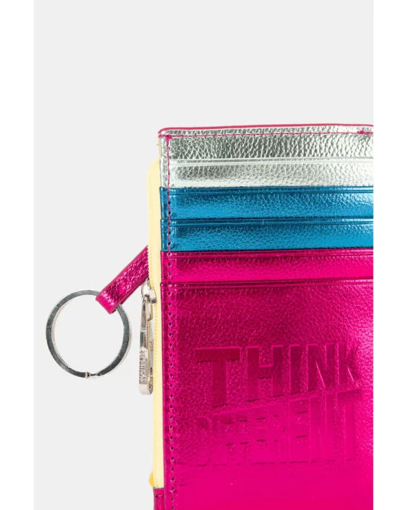 Cartera Metalizada Rosa Pepe Moll detalle Esenziashopping Zaragoza