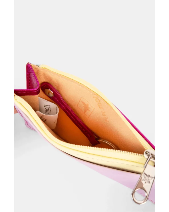 Cartera Metalizada Rosa Pepe Moll interior Esenziashopping Zaragoza