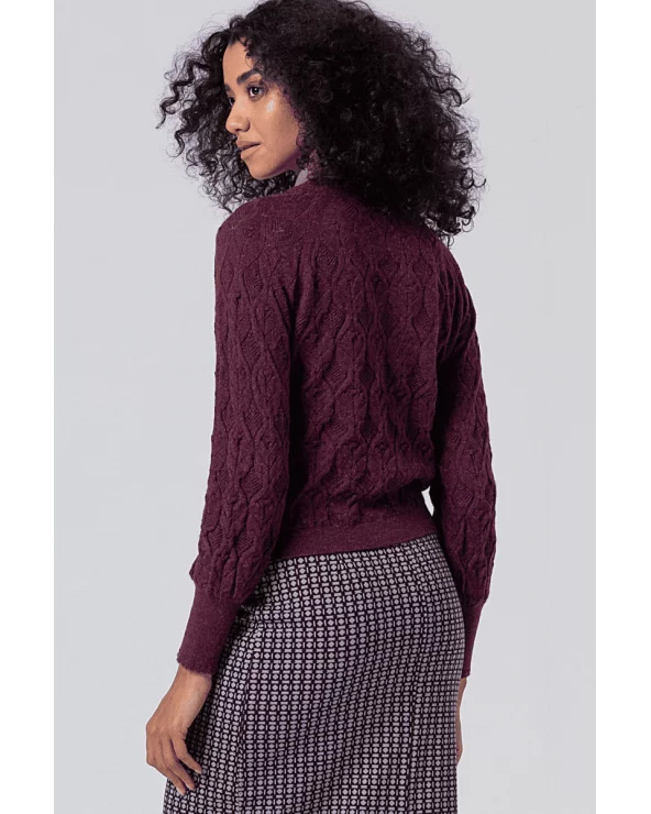 Jersey Tricot Burdeos Surkana espalda Esenziashopping Zaragoza