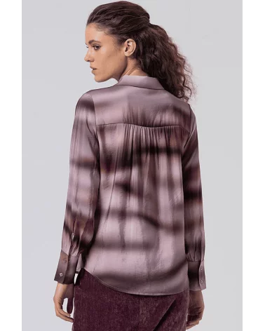 Camisa Satinada Bruma Violeta Surkana espalda Esenziashopping Zaragoza