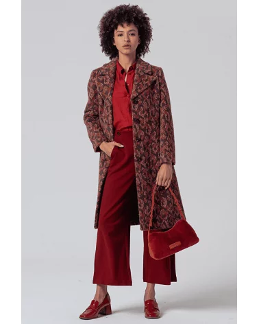 Pantalón Culotte Botones Rojo Inglés Surkana total look Esenziashopping Zaragoza