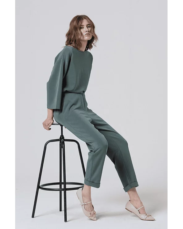 Pantalón Jogger Azul Acero Surkana total look Esenziahopping Zaragoza