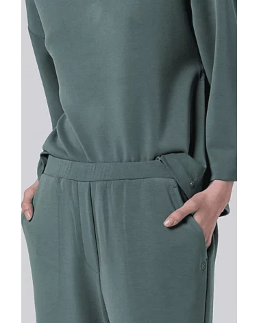 Pantalón Jogger Azul Acero Surkana detalle Esenziahopping Zaragoza