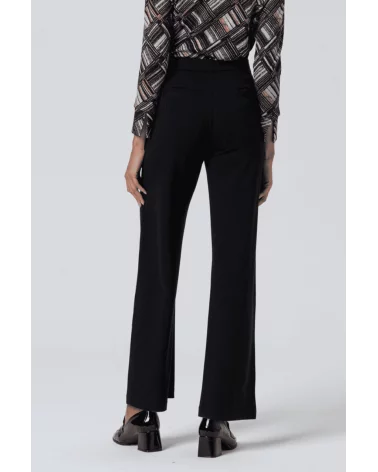 Pantalón Recto Negro Surkana espalda Esenziashopping Zaragoza