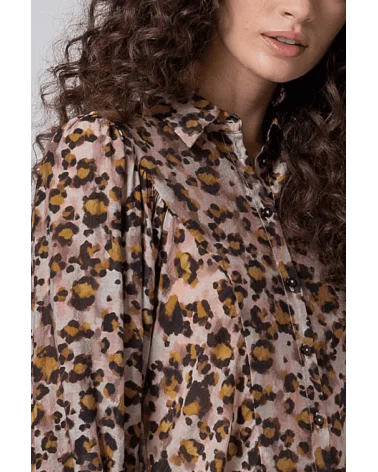 Camisa Estampada Animal Print Surkana detalle Esenziashopping Zaragoza