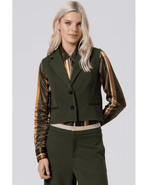 Chaleco Kaki Oscuro Surkana Esenziashopping Zaragoza