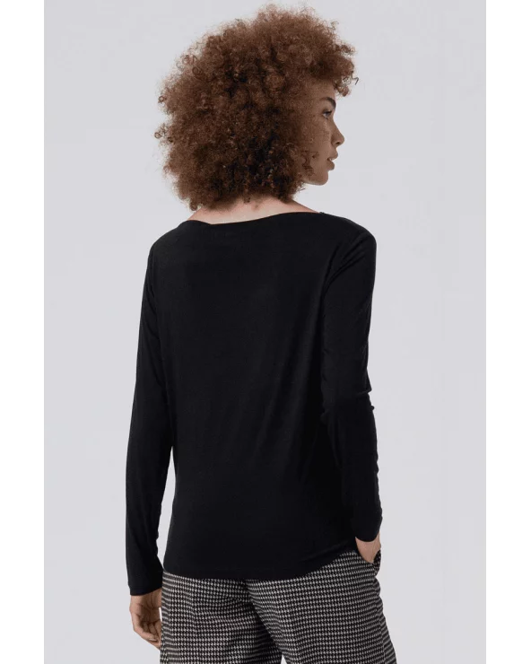 Camiseta Escote Barco Negra Surkana espalda Esenziashopping Zaragoza