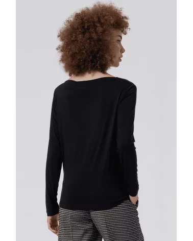 Camiseta Escote Barco Negra Surkana espalda Esenziashopping Zaragoza