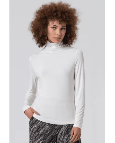 Camiseta Cuello Alto Blanca Surkana Esenziashopping Zaragoza