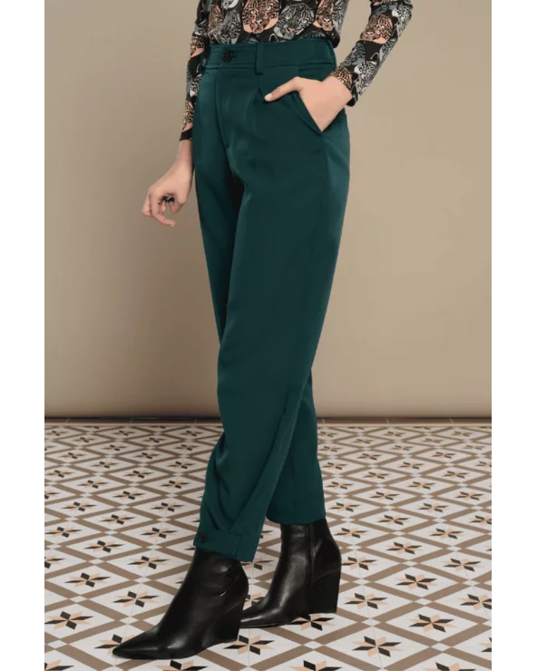 Pantalón Gatto Verde Botella Minueto Esenziashopping Zaragoza