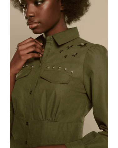 Vestido Annachiara Minueto detalle Esenziashopping Zaragoza