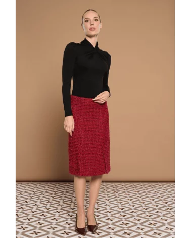 Top Ilenia Black Minueto total look Esenziashopping Zaragoza