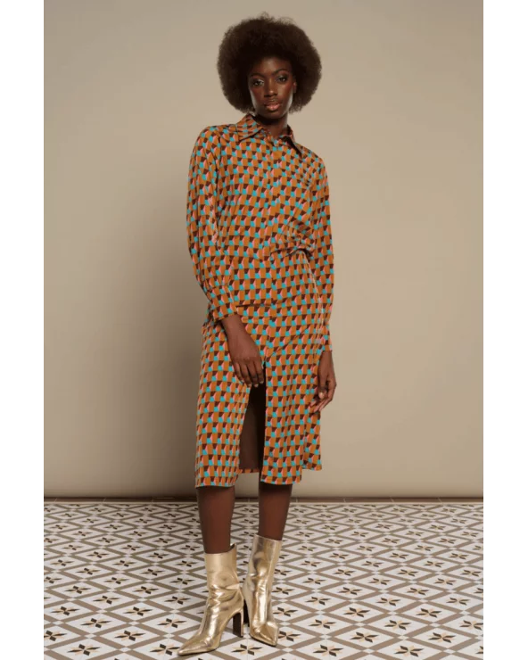 Camisa Ilaria Minueto total look Esenziashopping Zaragoza