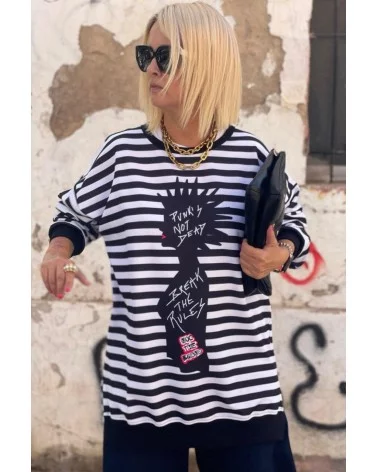 Sudadera Over Punk Rules Noc The Brand Esenziashopping Zaragoza