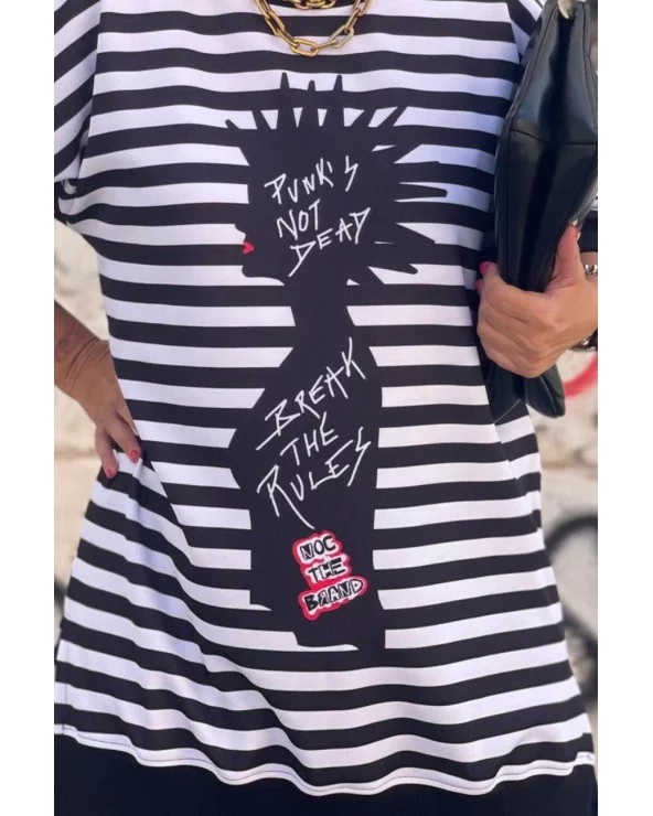 Sudadera Over Punk Rules Noc The Brand detalle Esenziashopping Zaragoza