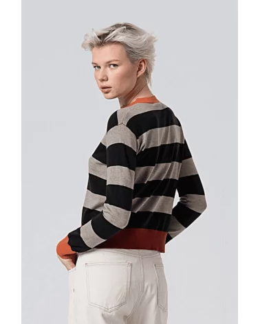 Jersey Rayas Contraste Negro Surkana espalda Esenziashopping Zaragoza