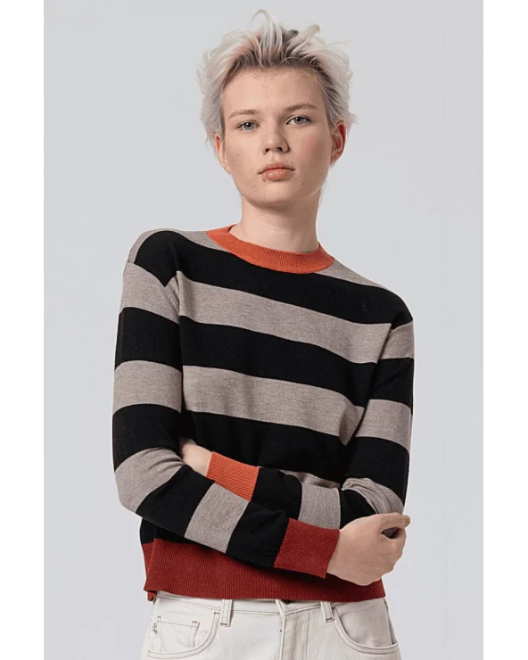 Jersey Rayas Contraste Negro Surkana Esenziashopping Zaragoza