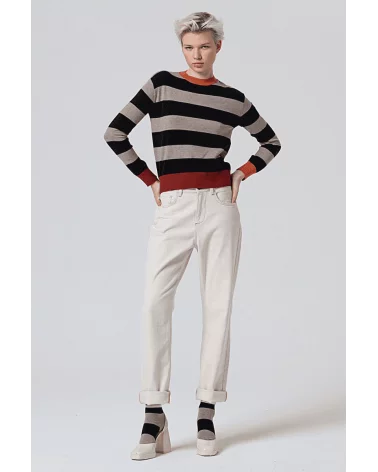 Jersey Rayas Contraste Negro Surkana total look Esenziashopping Zaragoza