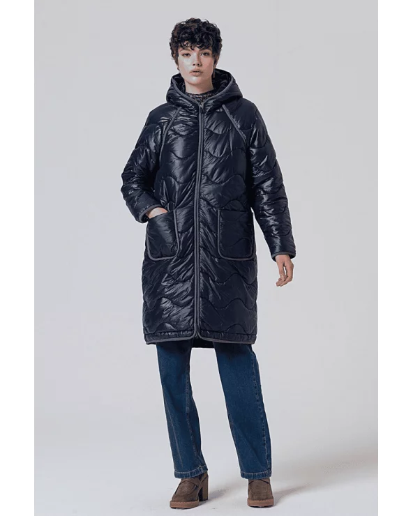 Abrigo Acolchado Azul Surkana Esenziashopping Zaragoza