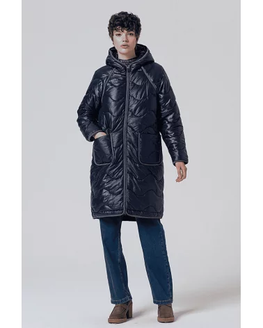 Abrigo Acolchado Azul Surkana Esenziashopping Zaragoza