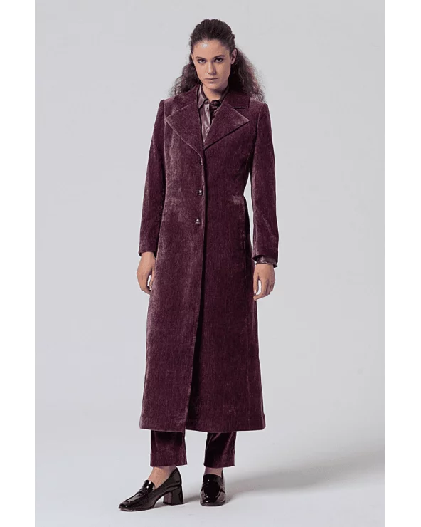 Abrigo Ligero Acolchado Violeta Oscuro Surkana Esenziashopping Zaragoza