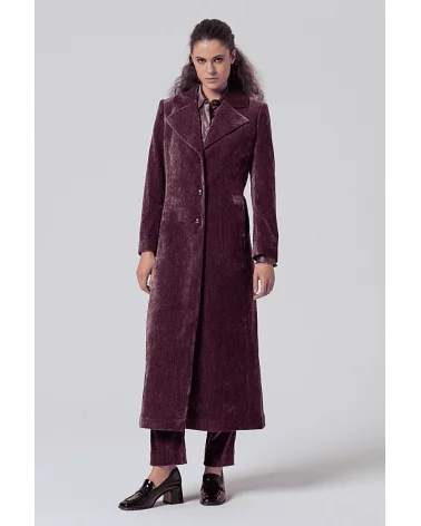 Abrigo Ligero Acolchado Violeta Oscuro Surkana Esenziashopping Zaragoza