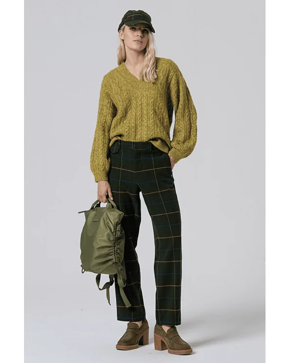 Jersey Oversize Tricot Verde Kaki Surkana total look Esenziashopping Zaragoza