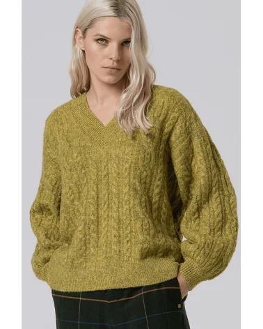 Jersey Oversize Tricot Verde Kaki Surkana Esenziashopping Zaragoza