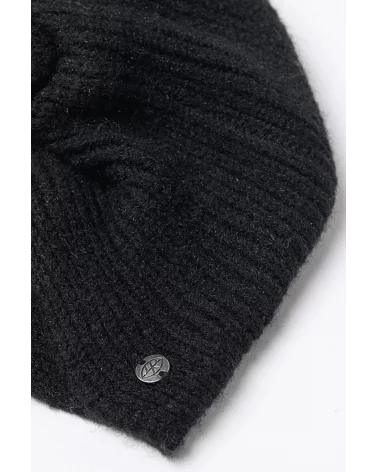Turbante Tricot Negro Surkana detalle Esenziashopping Zaragoza