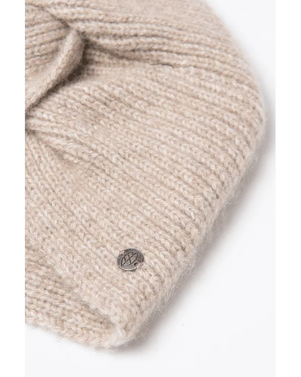 Turbante Tricot Crudo Surkana detalle Esenziashopping Zaragoza