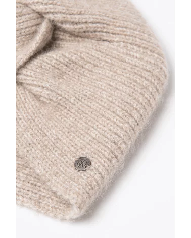 Turbante Tricot Crudo Surkana detalle Esenziashopping Zaragoza