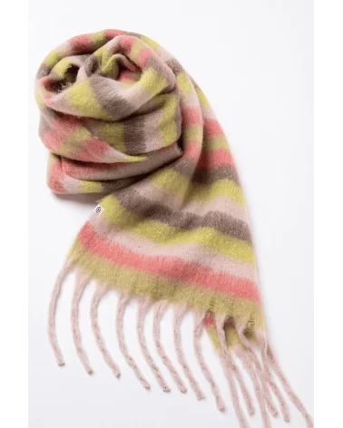 Bufanda Rayas Multicolor Verde Sukana Esenziashopping Zaragoza