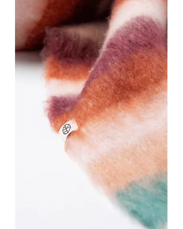 Bufanda Rayas Multicolor Granate Sukana detalle Esenziashopping Zaragoza