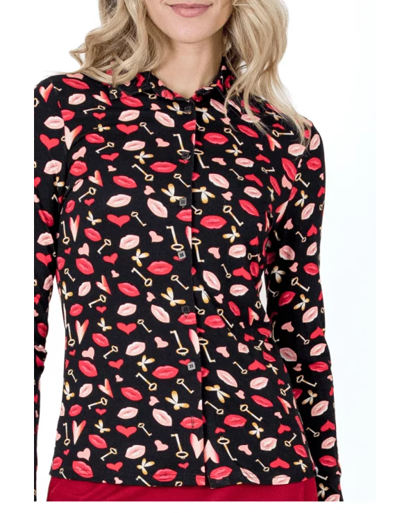 Camisa Uzume Lylu Wear detalle Esenziashopping Zaragoza