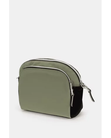 Bolso Bandolera Contraste Pequeña Verde Empolvado Pepe Moll espalda Esenziashopping Zaragoza
